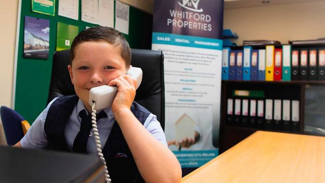 young gentleman on phone